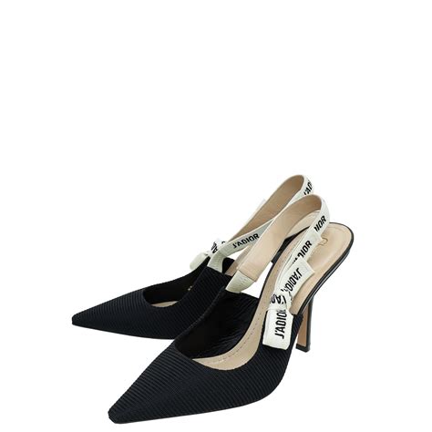 dior j'adior technical fabric slingback pump|Dior slingback technical fabric.